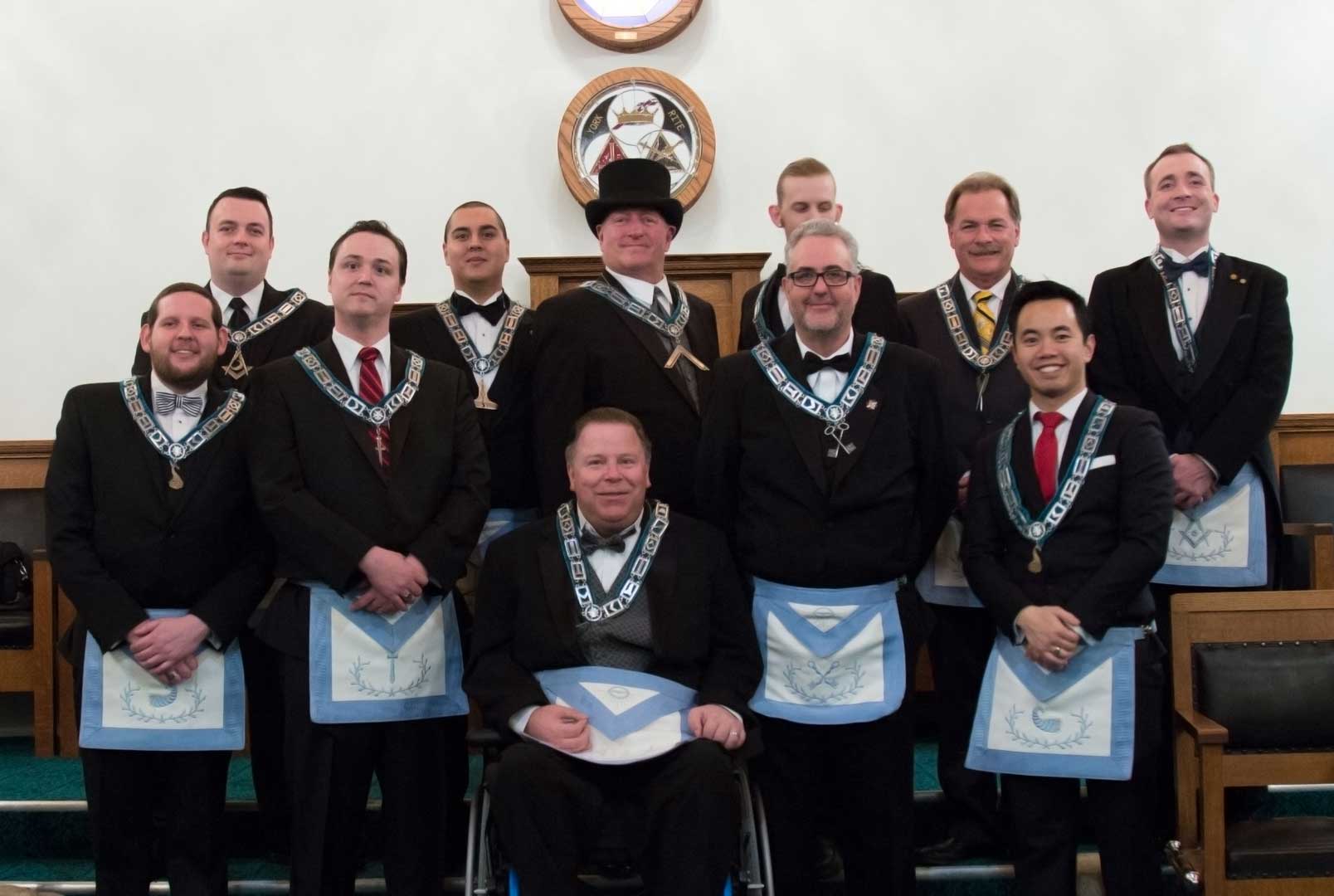 Provo Story Masonic Lodge Officers 2017