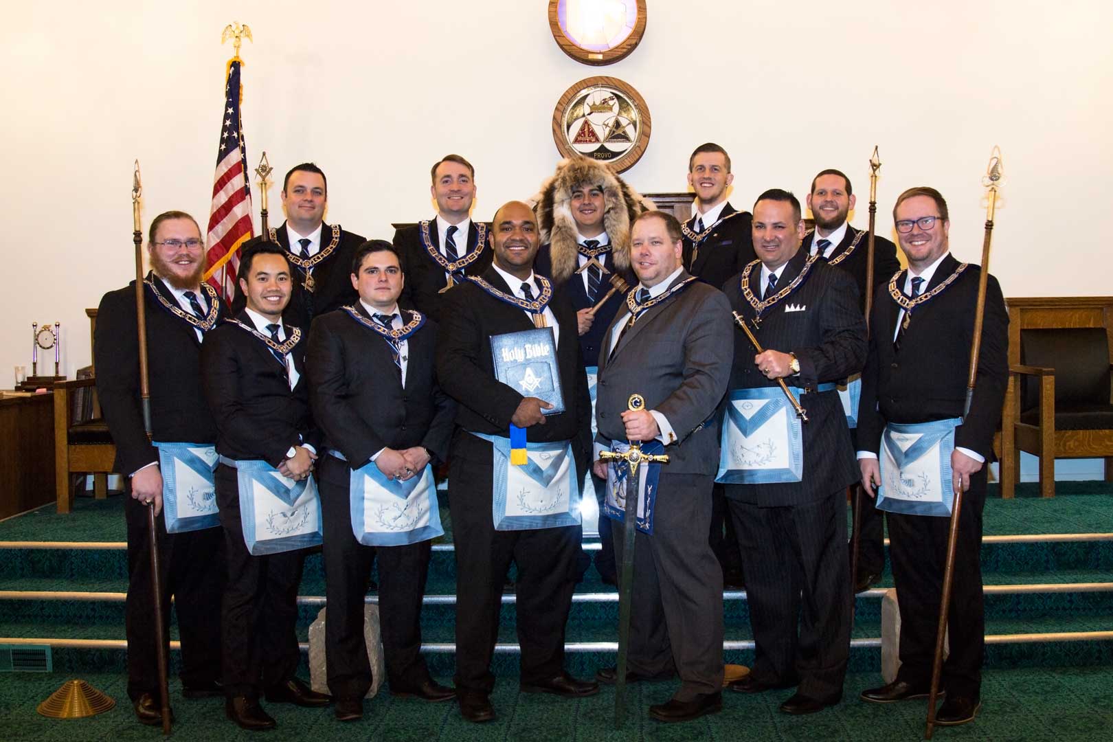 Provo Story Masonic Lodge Officers 2018