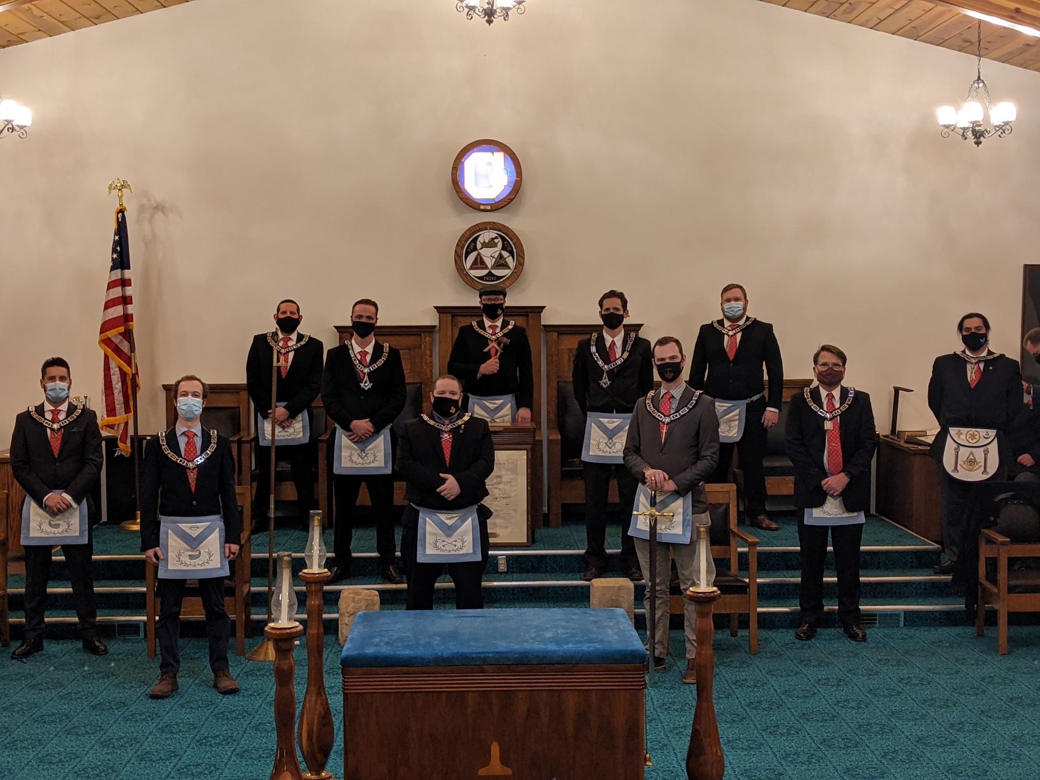 Provo Story Masonic Lodge Officers 2021